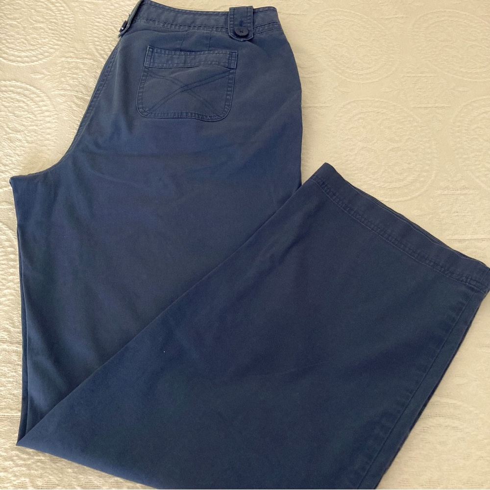 Talbots stretch wide leg woman’s pant
